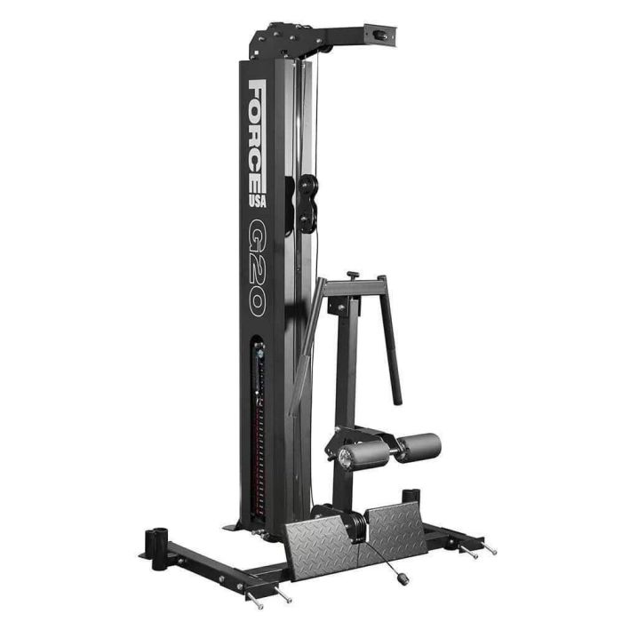 Machine Multifonctionnelle G20 V2 Pro All-In-One Trainer - Smith Machine, Functional Trainer, Power Rack, Vertical Leg Press et Lat and Row Station