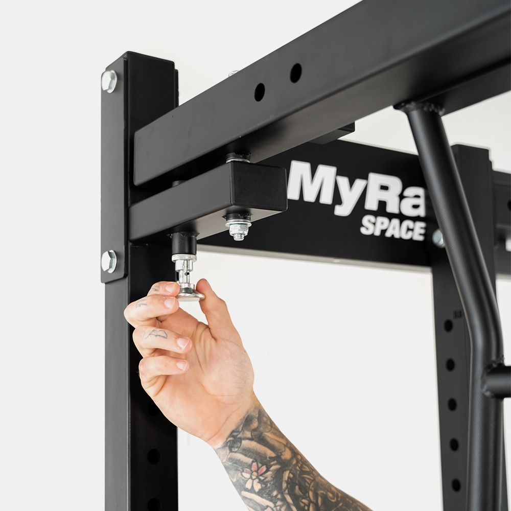 MyRack SpaceSaver Pliable V2 - Cage à Squat Configurable (Base)