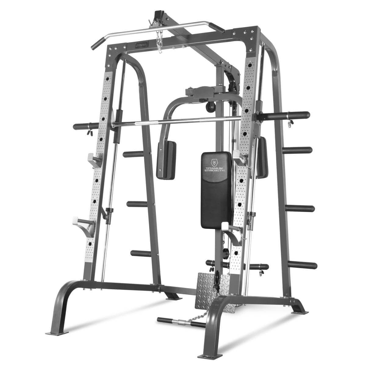 Multipower - Smith Machine Avec Poulie Haute et Basse