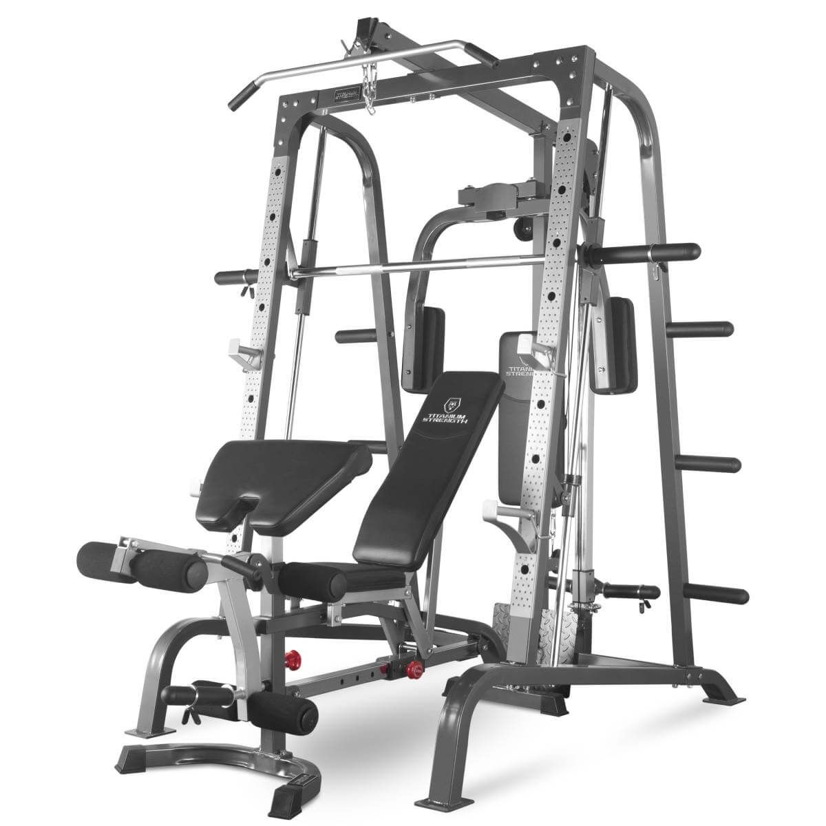 Multipower - Smith Machine Avec Poulie Haute et Basse