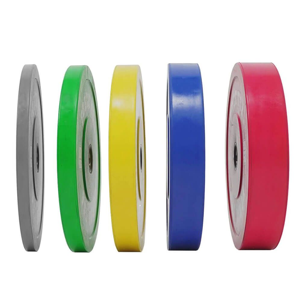 Disques Bumper Olympiques Colorés Pro Grade