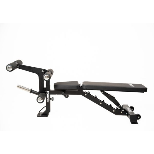 Force USA MyBench V2 - Banc Réglable avec Pupitre de Biceps et Extension de Jambes
