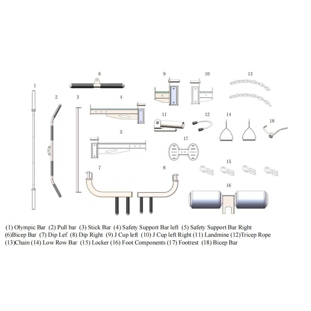 Cage Dimos - B100 V3 All in One Functional Trainer Titanium
