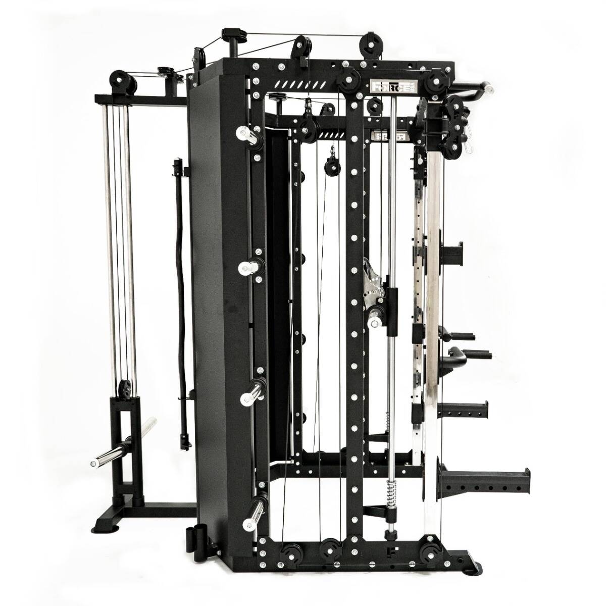 G10® All-In-One Trainer - Machine Smith, Rack + Double Poulie (Rapport de câble 2:1 et 4:1)