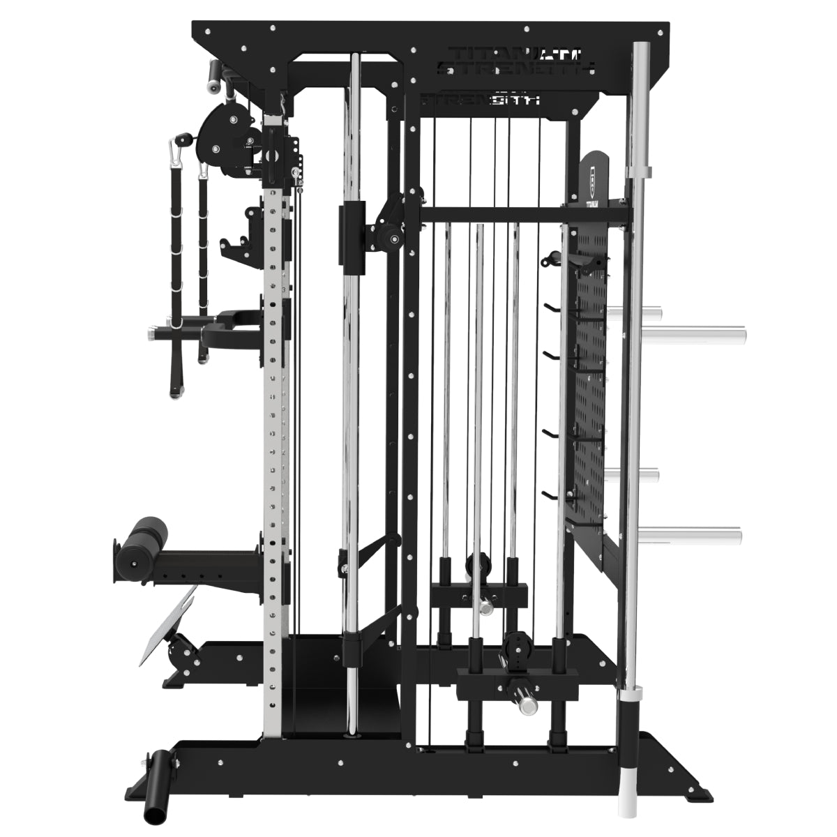 B100 V4 Machine Smith avec Double Poulie + Rack B100 V4