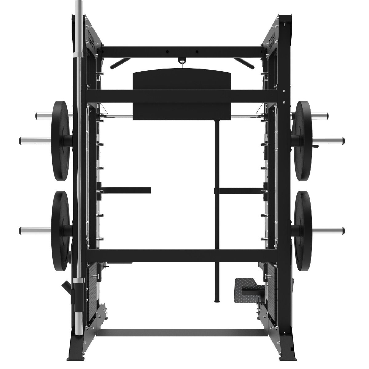 MULTIPOWER - MACHINE SMITH AVEC DOUBLE POULIE + PILE DE POIDS DE 200 KG INCLUS B200 V3 BLACK SERIES