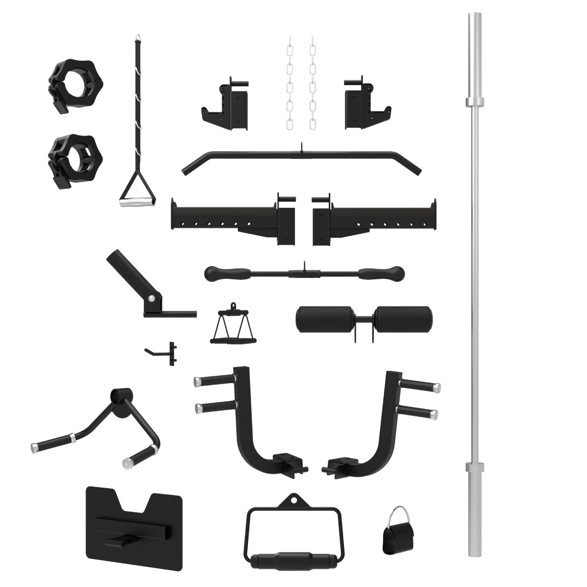 B200 V4 Multipower - Machine Smith avec Double Poulie + Pile de Poids de 240 kg Inclus