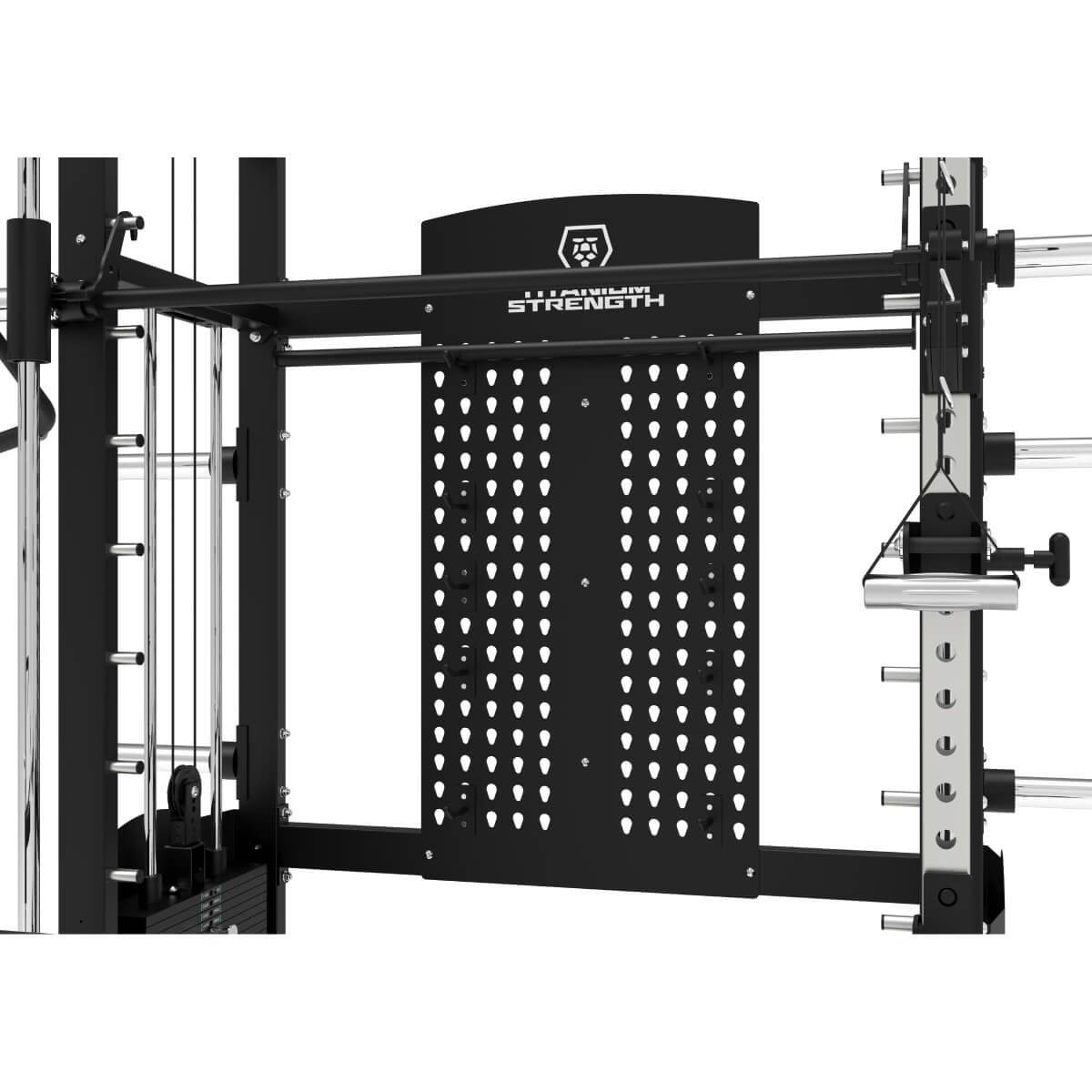 B200 V4 Multipower - Machine Smith avec Double Poulie + Pile de Poids de 240 kg Inclus