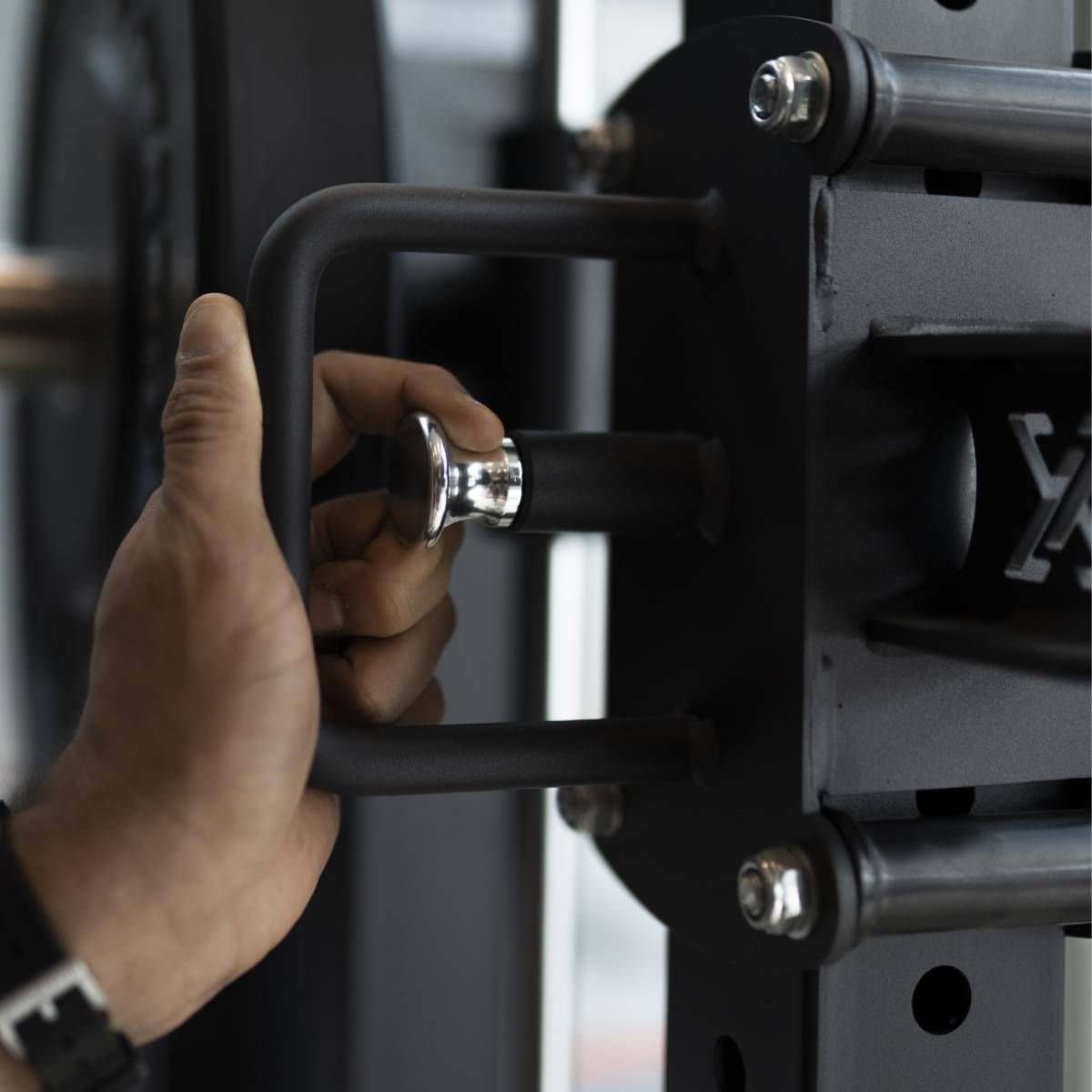 Smith Machine Multifonctionnelle B500 PRO - Machine Smith Commerciale à Double Poulie + Rack