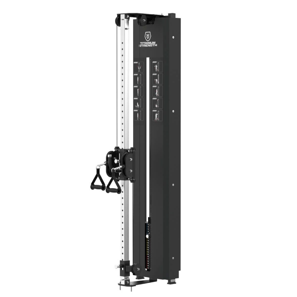 Croisement de Poulies Compact – Fixation Murale