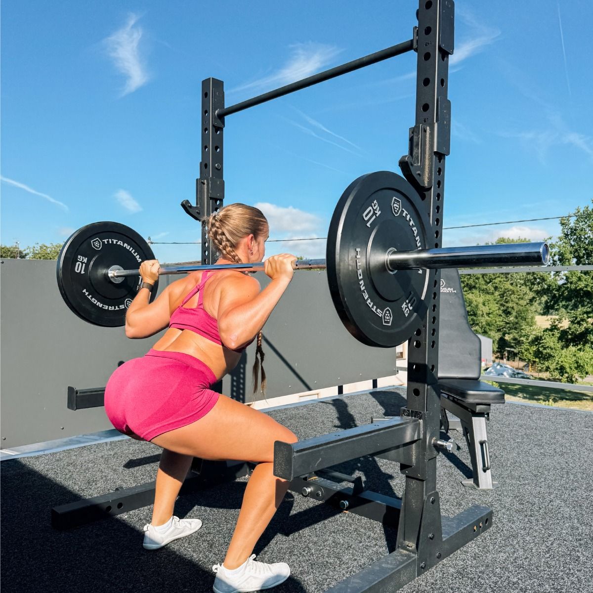 Squat Rack Pliage Commercial
