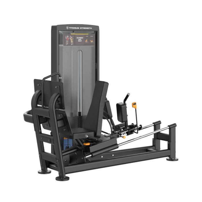 Sélectionnée Dual Presse à Jambes Horizontale / Squat Hack Black Series