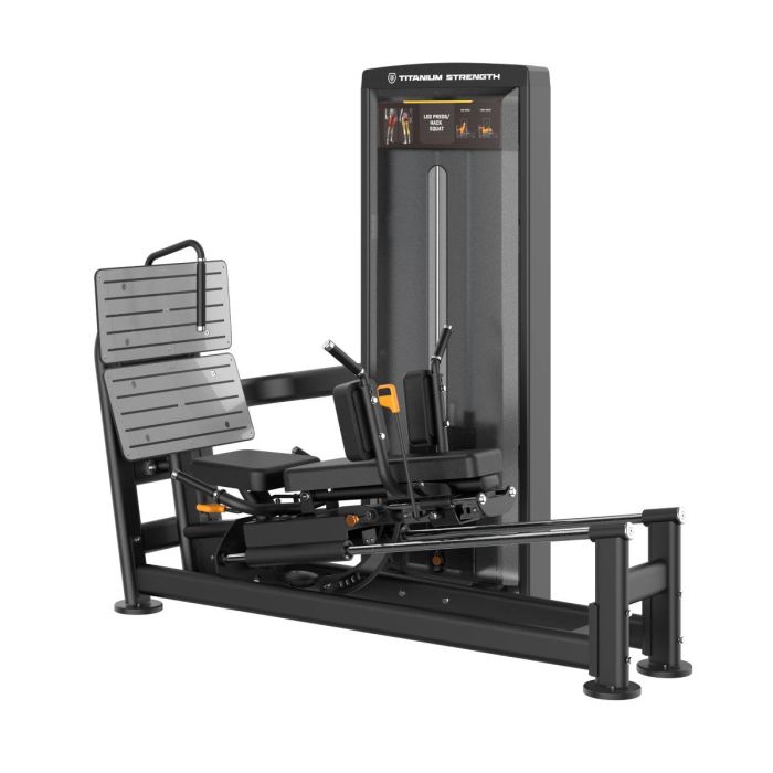 Sélectionnée Dual Presse à Jambes Horizontale / Squat Hack Black Series