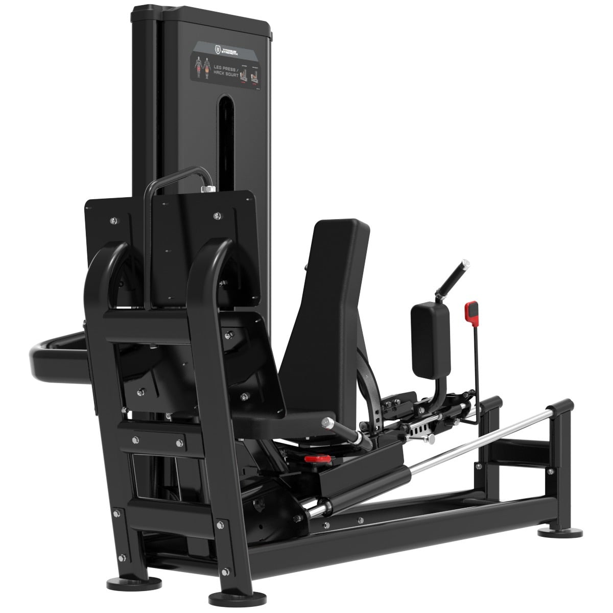 Dual Presse à Jambes Horizontale / Squat Hack