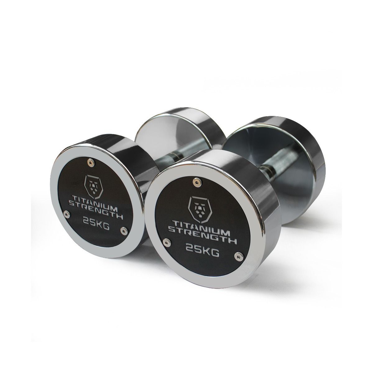 Set d’Haltères Chromées 2,5–25 kg + Rack