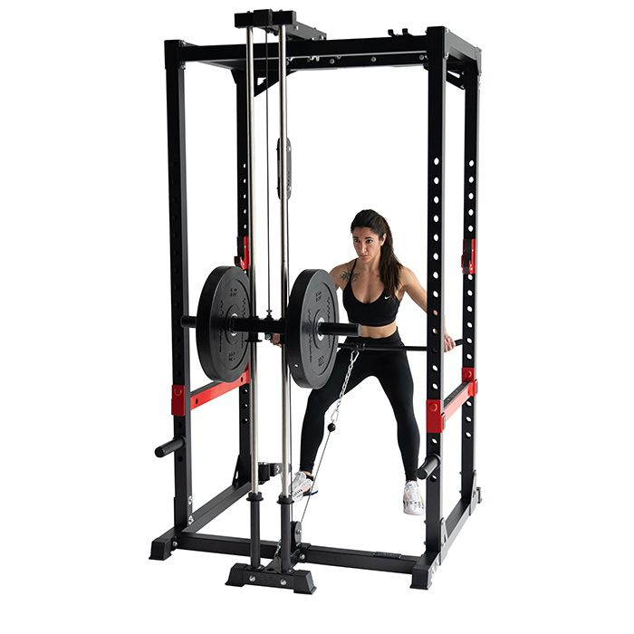 Cage squat combo poulie