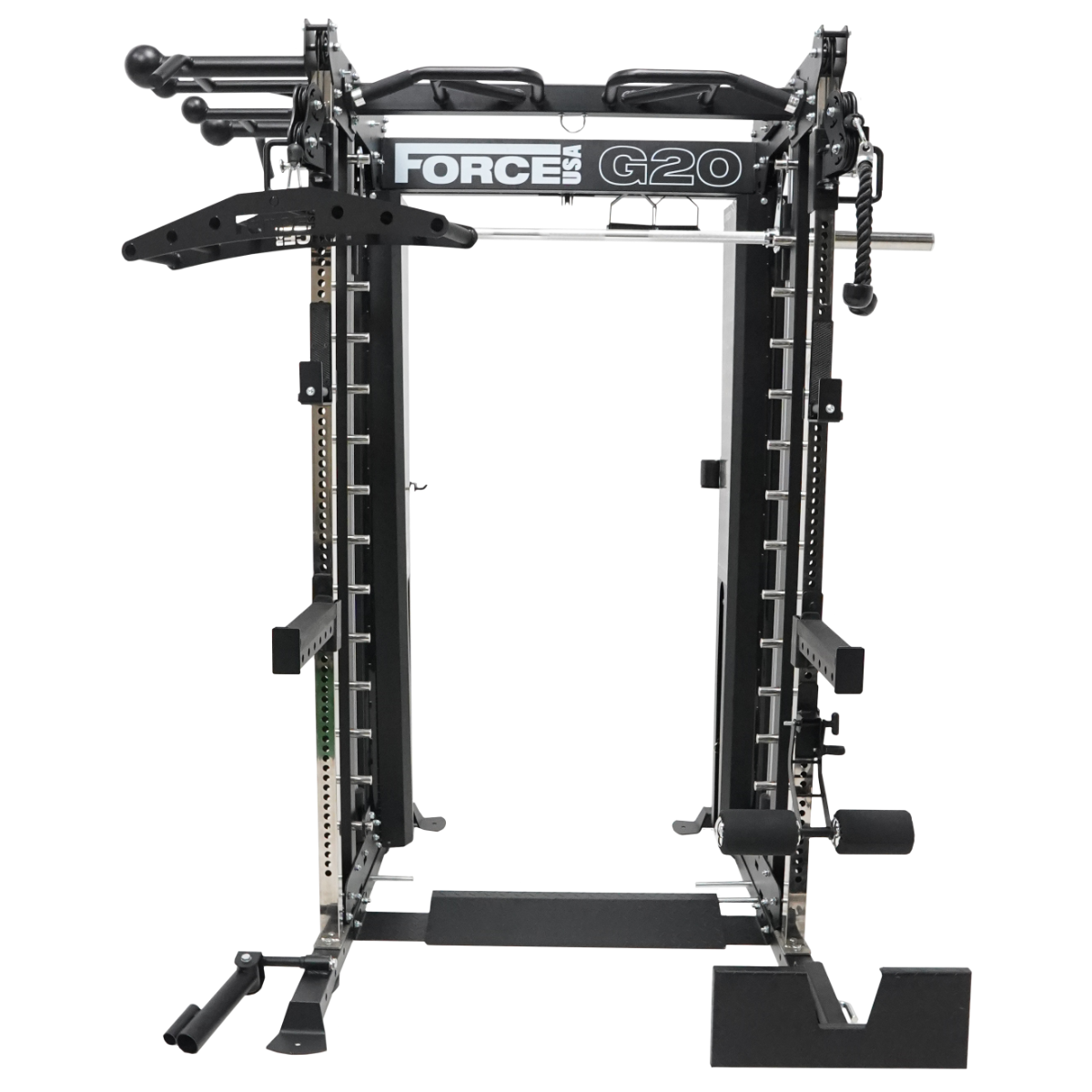 Entraîneur tout-en-un G20 V2 Pro™ - Machine Smith Multipuissance, double poulie et presse verticale