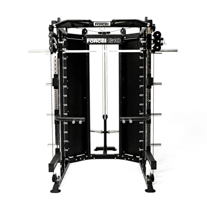 G10® All-In-One Trainer - Machine Smith, Rack + Double Poulie (Rapport de câble 2:1 et 4:1) + 900 € d'Accessoires