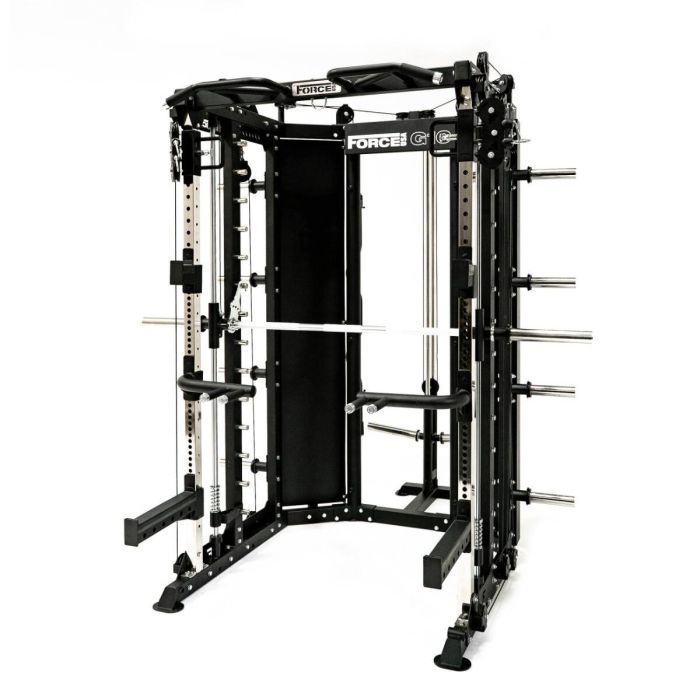 G10® All-In-One Trainer - Machine Smith, Rack + Double Poulie (Rapport de câble 2:1 et 4:1) + 900 € d'Accessoires