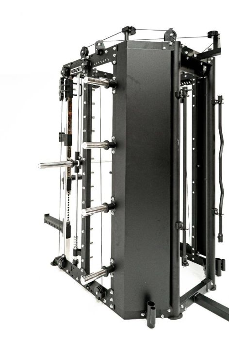G10® All-In-One Trainer - Machine Smith, Rack + Double Poulie (Rapport de câble 2:1 et 4:1) + 900 € d'Accessoires