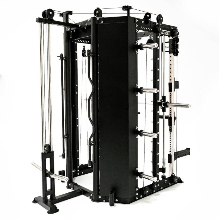 G10® All-In-One Trainer - Machine Smith, Rack + Double Poulie (Rapport de câble 2:1 et 4:1) + 900 € d'Accessoires