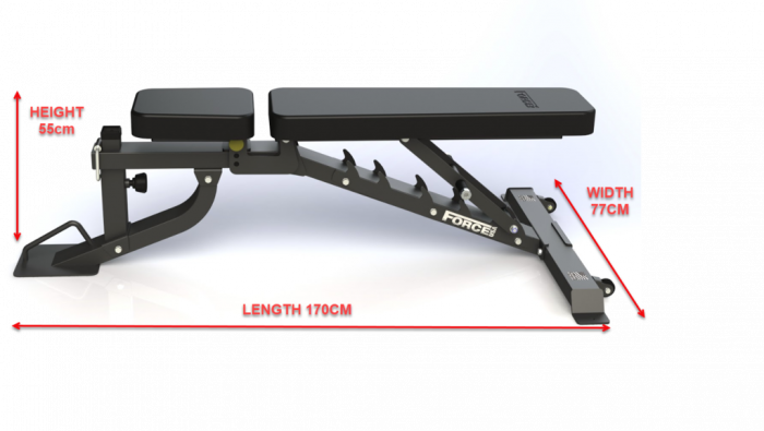 Banc Réglable avec Pupitre de Biceps et Extension de jambes - Force USA MyBench