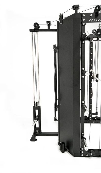 G10® All-In-One Trainer - Machine Smith, Rack + Double Poulie (Rapport de câble 2:1 et 4:1) + 900 € d'Accessoires