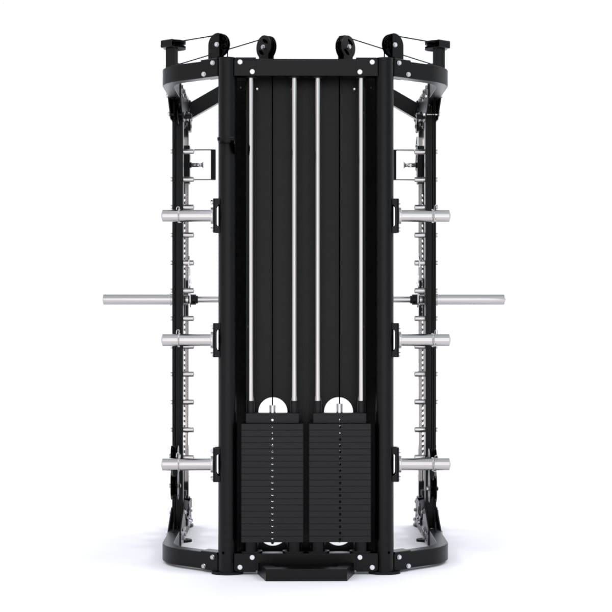G12™ V2 All-In-One Trainer - Double Poulie (2 x 100 kg), Machine Smith, Rack et Presse pour les Jambes