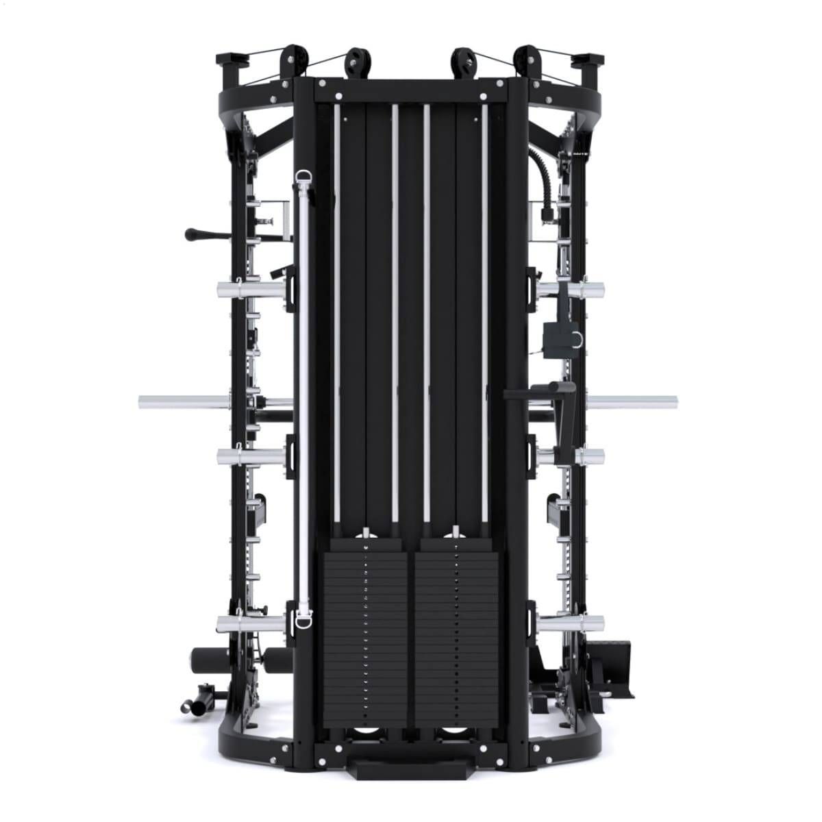 G12™ V2 All-In-One Trainer - Double Poulie (2 x 100 kg), Machine Smith, Rack et Presse pour les Jambes