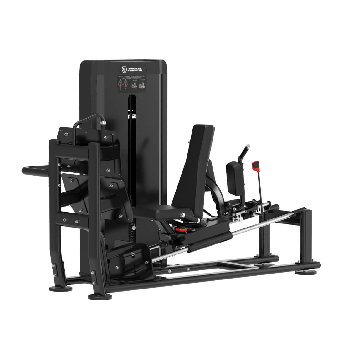 Sélectorisée Dual Presse à Jambes Horizontale / Squat Hack