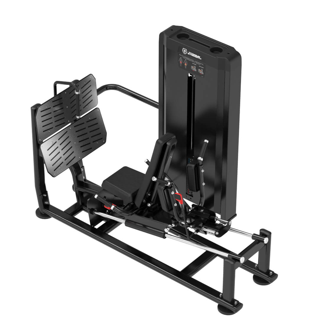 Sélectorisée Dual Presse à Jambes Horizontale / Squat Hack