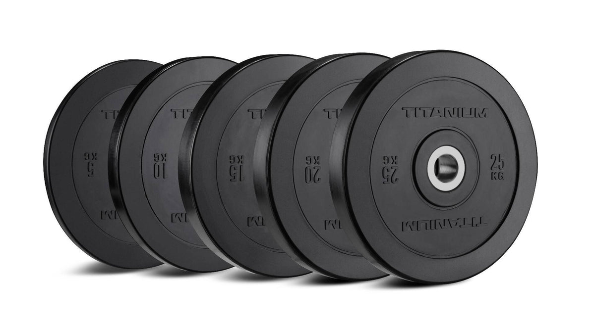 Disque Olympique Bumper Noir 15 KG BP15
