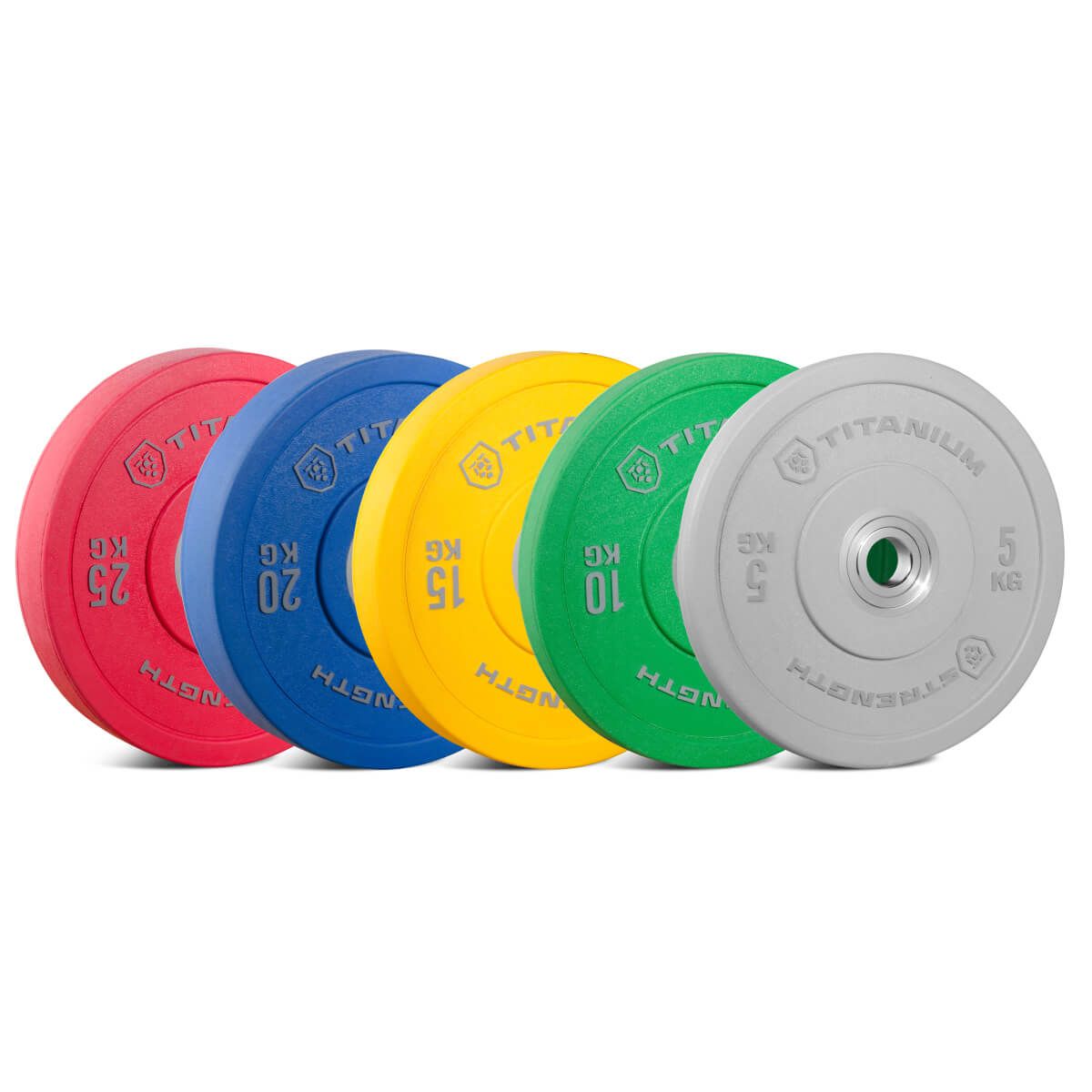 HBPC Pro Disques Olympiques Bumper Color (5 - 25 kg)
