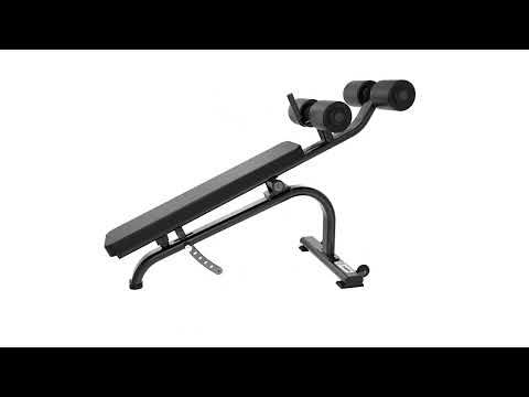BANC DE ABDOMINAUX DÉCLINÉ BLACK SERIES