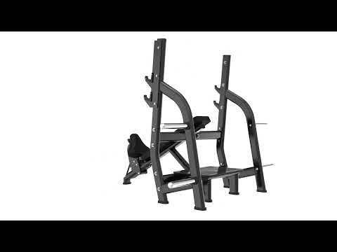 BANC OLYMPIQUE INCLINÉ BLACK SERIES