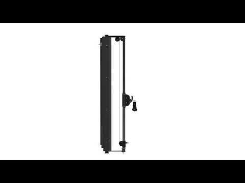 Croisement de Poulies Compact – Fixation Murale