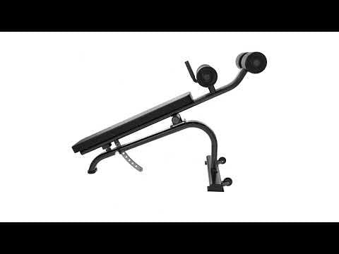BANC DE ABDOMINAUX DÉCLINÉ BLACK SERIES
