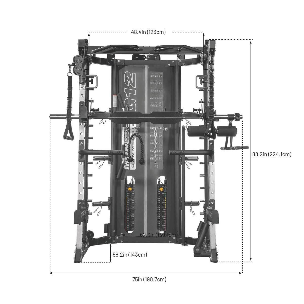 Force USA Station de musculation G12 - Multifonction