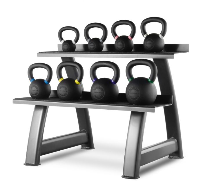 Set Kettlebells 4-24KG + Rack - Titanium Strength