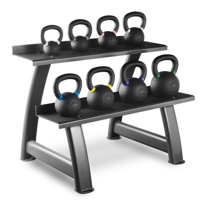Set Kettlebells 4-24KG + Rack - Titanium Strength