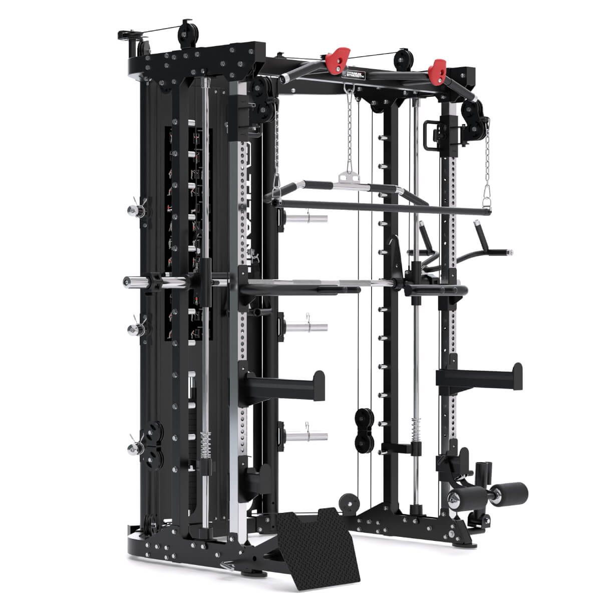 All-in-One Trainer – Double Poulie (2x90 kg), Smith Machine et Power Rack R200 - Default