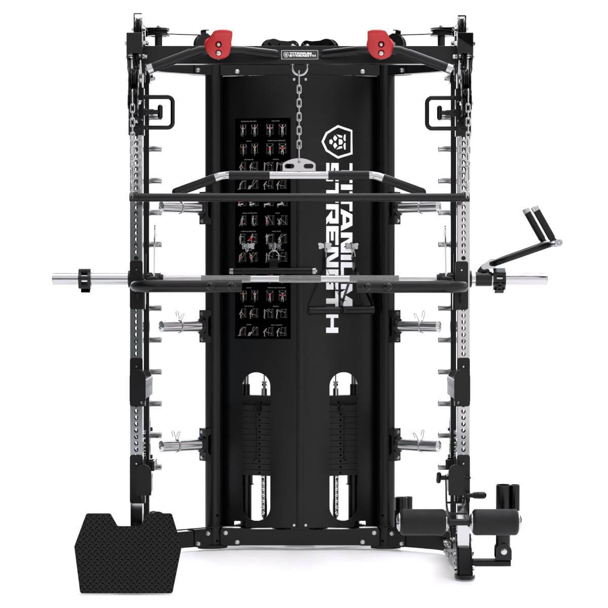 All-in-One Trainer – Double Poulie (2x90 kg), Smith Machine et Power Rack R200 - Default