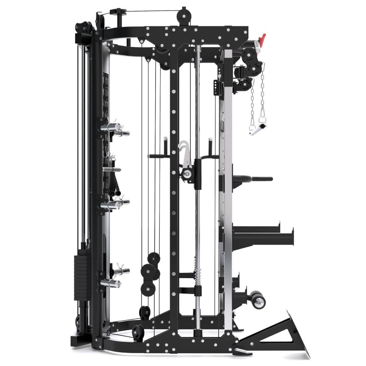 All-in-One Trainer – Double Poulie (2x90 kg), Smith Machine et Power Rack R200 - Default