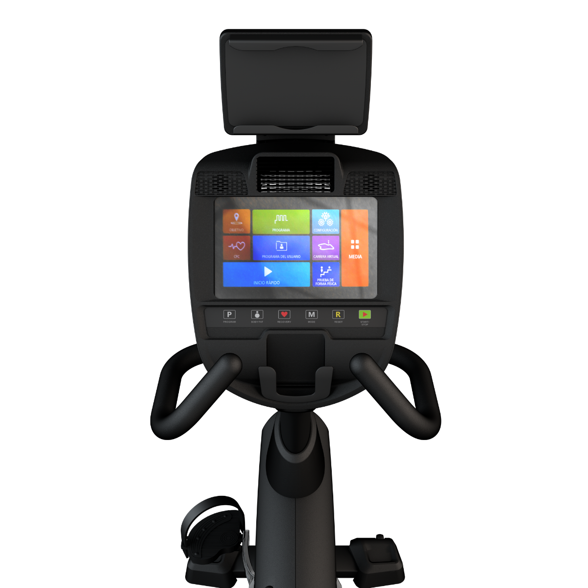 RB2000T Vélo d'Exercice Semi-Allongé Commercial avec Écran Tactile Pro Series