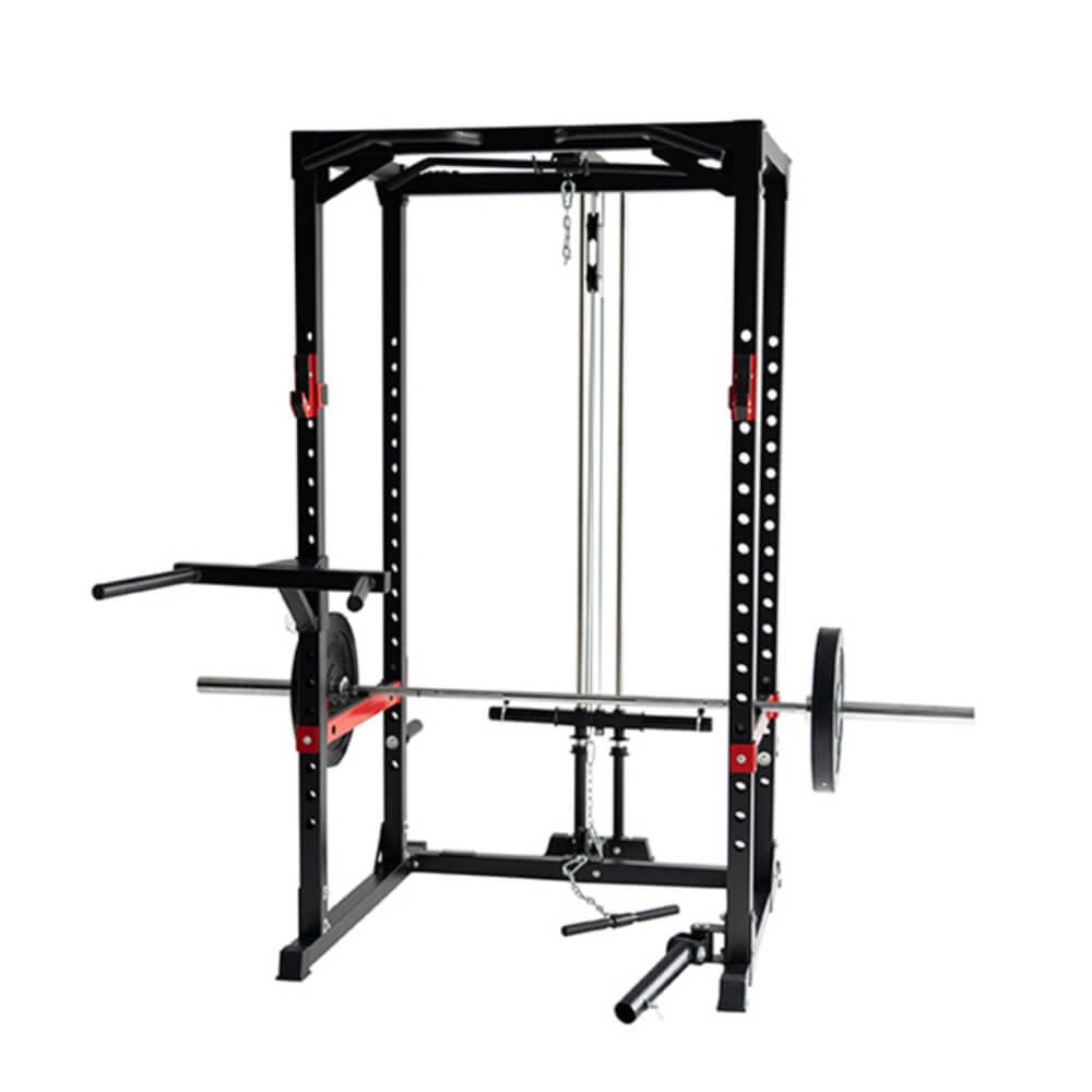 Cage squat combo poulie