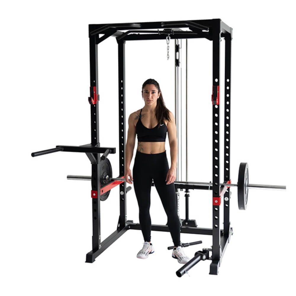 Cage squat combo poulie