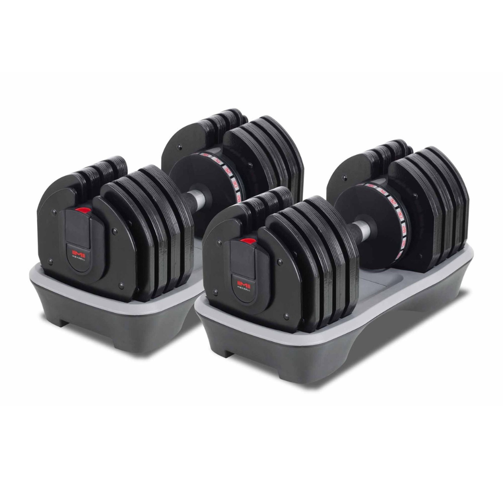 Haltères réglables 2-36 kg MA36 + Rack - Titanium Strength