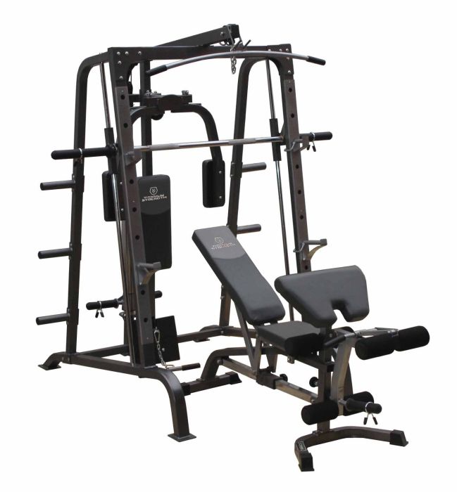 Multipower - Smith Machine Avec Poulie Haute et Basse - Titanium Strength