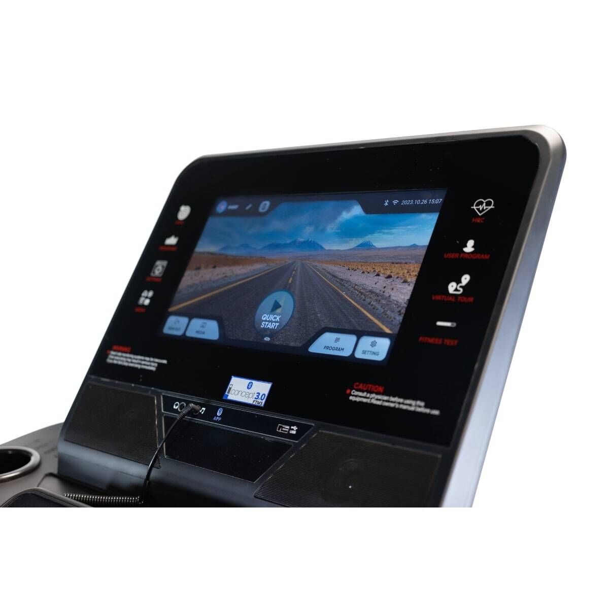 TAPIS DE COURSE MULTIMÉDIA PROFESSIONNEL TM900 TFT AVEC ÉCRAN TACTILE DE 16” - 22 KM/H