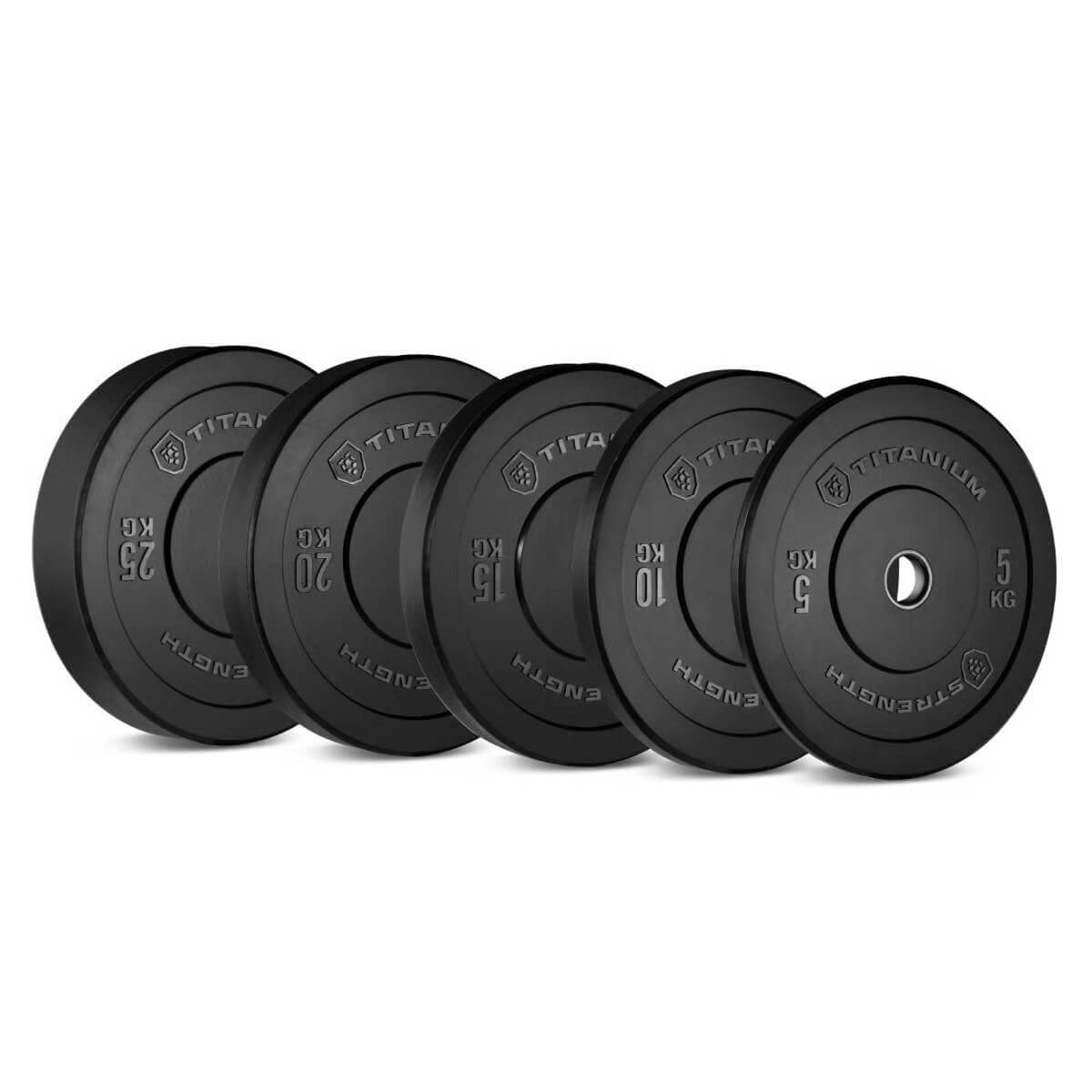 TRBP Ensemble de Disques Olympiques Bumper – 120 KG